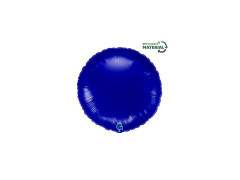 Capri albastru balon rotund din folie - 14" - 1 buc.