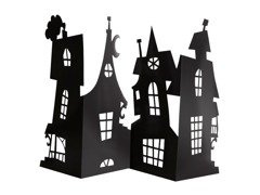 Decorațiuni de masă Haunted House pentru Halloween - 1 buc.