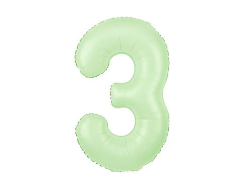 Fistic balon fistic numărul 3 - 100 cm - 1 buc.