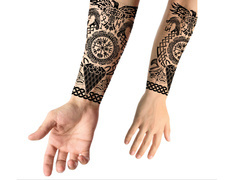 Tatuaj viking pentru antebraț - 1 buc.