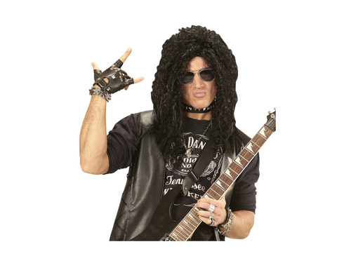 Hard Rock negru peruca cret