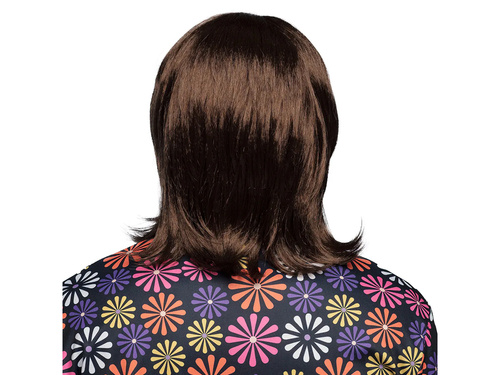 Peruca maro pentru bărbați - 1 buc.