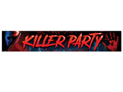 Banner textil Killer Party - 290 cm x 50 cm - 1 buc.
