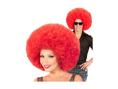 Peruca afro roșie de calitate mare