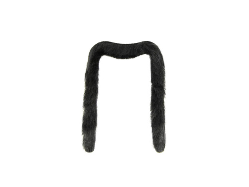 Mustață neagră Fu Manchu - 1 buc.