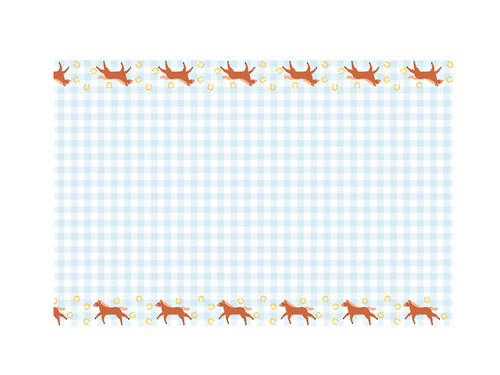 Set aniversar de hârtie cu cai - 37 buc.