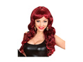 Peruca roșcată Glamour Diva