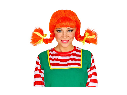 Peruca fata rosie cu împletituri flexibile