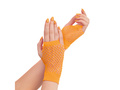 Mănuși portocalii din plasă - 11 cm