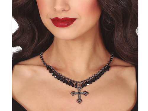 Colier cruce pentru Halloween - 1 buc.
