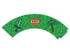 Carcase pentru prăjituri Pixel - 6 buc.