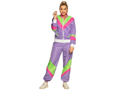Costum de trening disco violet pentru femei - 1 buc.