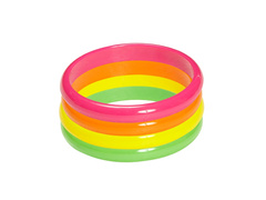 Set de 4 brățări neon