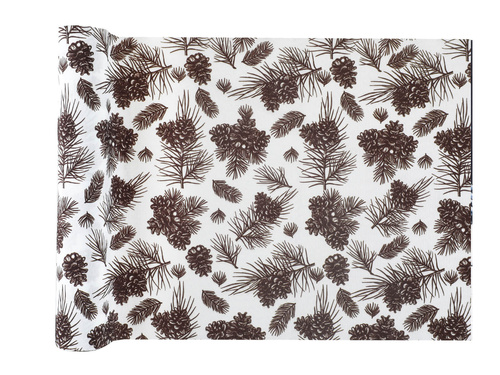 Decorațiune de masă Conuri - 28 cm x 3 m - 1 buc.