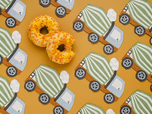 Șervețele de ziua camionului de beton - 16 x 13 cm - 20 buc.