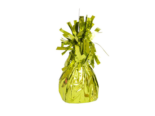 Greutate folie pentru baloane umplute cu heliu - verde lime - 176 g.
