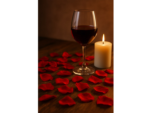 Petale de trandafir - roșu - 100 buc.