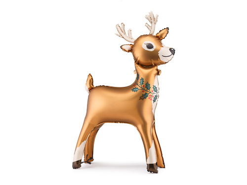 Balon cu ren în picioare - 65 x 105 cm - 1 buc.