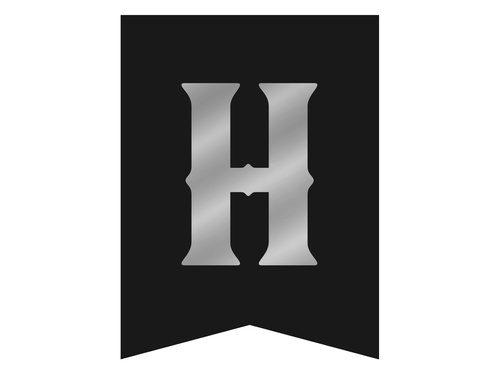 Banner argintiu de Halloween - 1 buc.