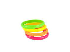 Set de 4 brățări neon - 1 op.