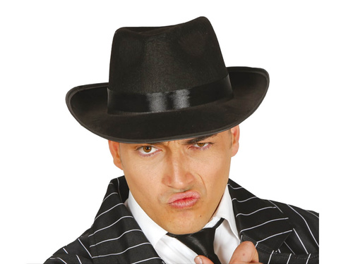 Set gangster negru - 1 set.