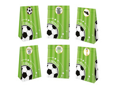 Pungi de hârtie Fotbal - 6 buc.