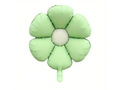 Balon folie cu flori verzi - 50 cm - 1 buc.