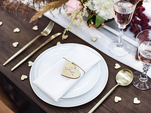 Șervețele de pânză albe - 35 cm - 25 buc.