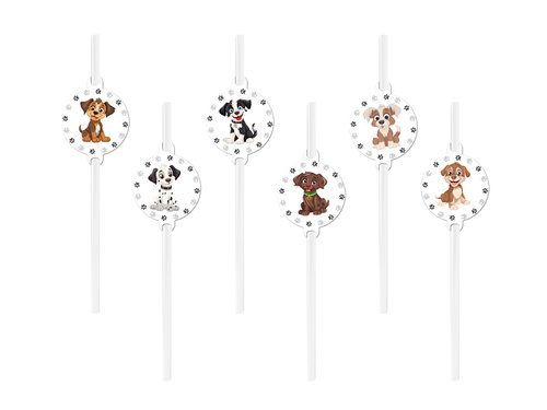 Paie aniversară Doggies - 6 buc.