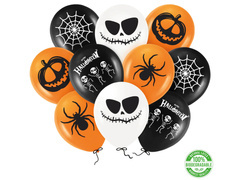 Baloane Halloween din latex - 30 cm - 10 buc.