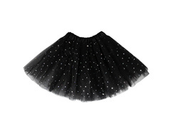 Fustă tutu neagră cu steluțe argintii - 1 buc.