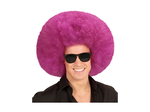 Peruca afro violet de calitate mare