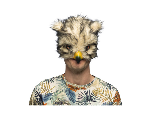 Mască de pluș bufniță