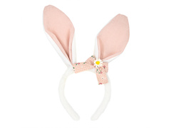 Bentiță cu urechi de iepuraș și fundiță - 1 buc.