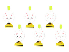 Sweet Kitten Fluierături de trompetă Roll-out - 6 buc.