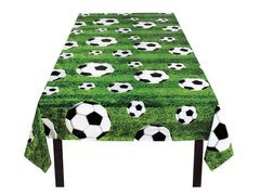Față de masă pentru ziua de naștere fotbal - 120x180 cm - 1 buc.