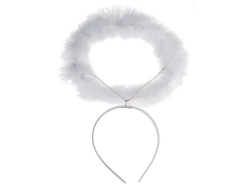 Aripi de înger aurii cu aureolă - 40 x 35 cm - 1 buc.