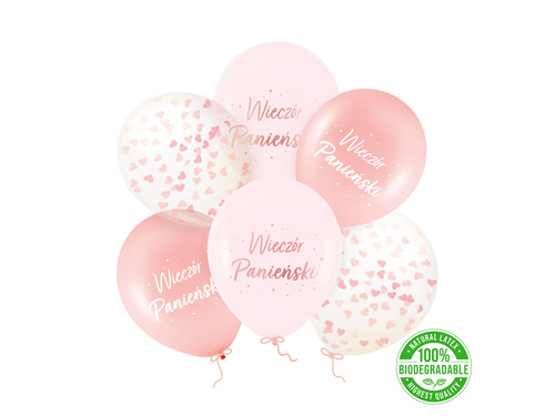 Set baloane Hen Night - 30 cm - 6 buc.