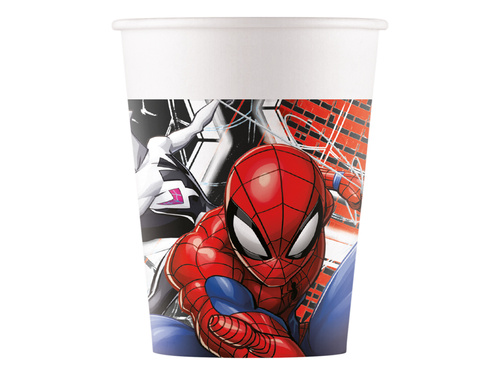 Cupe aniversare Spiderman - 200 ml - 8 buc.
