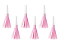 Fluierături de trompetă roz iridescent - 6 buc