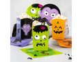 Cutii popcorn Halloween Monștri - 6 buc.