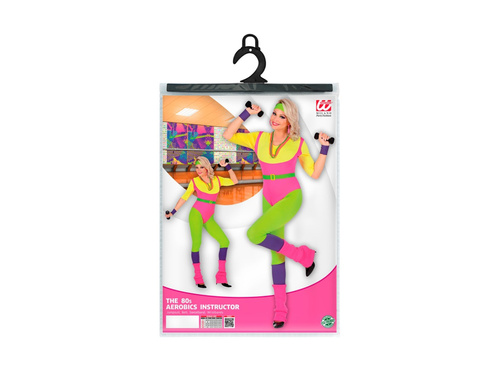 Costum de instructor de aerobic din anii 1980.