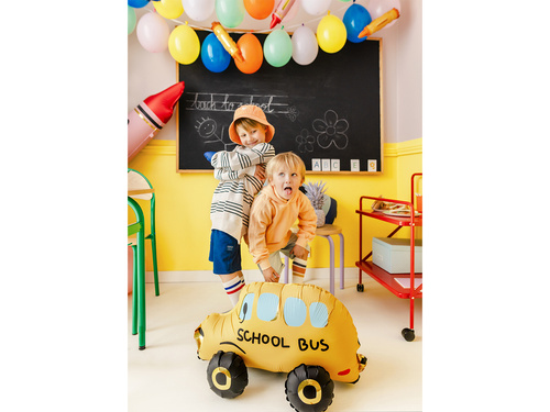 Balon folie autobuz școlar - 66 x 36 cm - 1 buc.