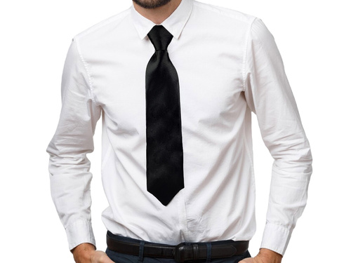 Cravată neagră - 38 cm - 1 buc.