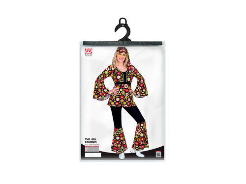 Ținută hippie din anii 1960. - flori