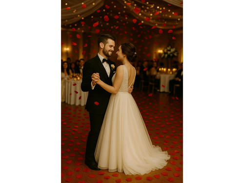 Petale de trandafir - roșu - 100 buc.