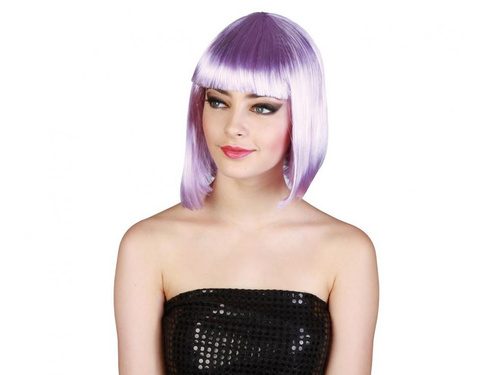 Peruca Pop Star violet - 1 buc.