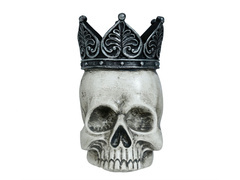 Craniu cu coroană pentru Halloween - 1 buc.