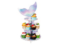 Mermaid cupcake tinsel stand - 1 buc.