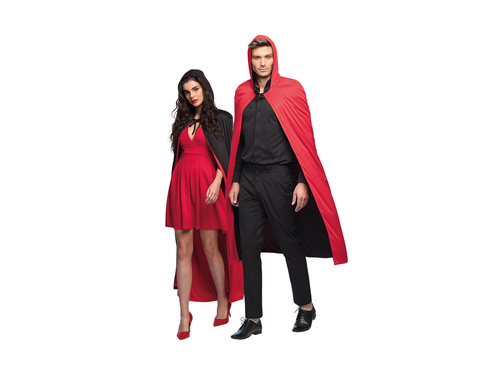 Twilight cape negru și roșu reversibil